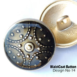 waistCoat Button ! Pack of 8pc ! Medium Size Button ! Premium Metal Quality