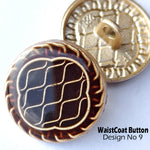 waistCoat Button ! Pack of 8pc ! Medium Size Button ! Premium Metal Quality