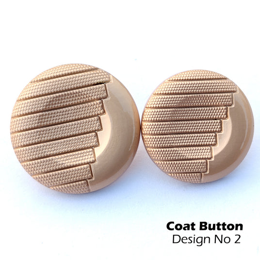 Coat Button ! Pack of 10pc ! 2pc Large Button ! 8pc Small ! Premium Metal Quality