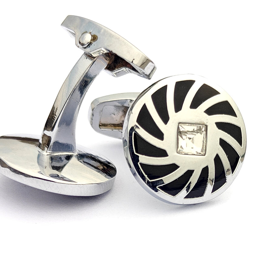 Metal cufflinks Design with attractive colors 00082